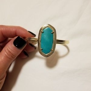 NWOT Kendra Scott Teal Graham bangle bracelet